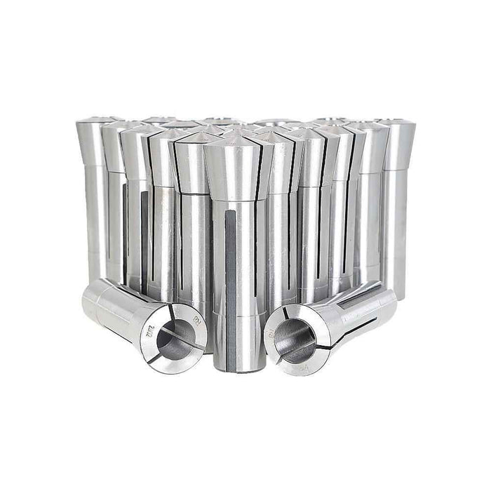 DURAFORCE 23 Pack R8 Collet Set Fractional 1/16" To 3/4" High Precision For Bridgeport