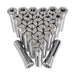 DURAFORCE 23 Pack R8 Collet Set Fractional 1/16" To 3/4" High Precision For Bridgeport