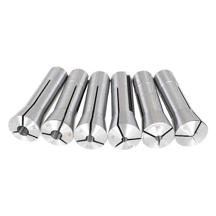 DURAFORCE 23 Pack R8 Collet Set Fractional 1/16" To 3/4" High Precision For Bridgeport