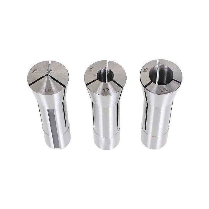 DURAFORCE 23 Pack R8 Collet Set Fractional 1/16" To 3/4" High Precision For Bridgeport