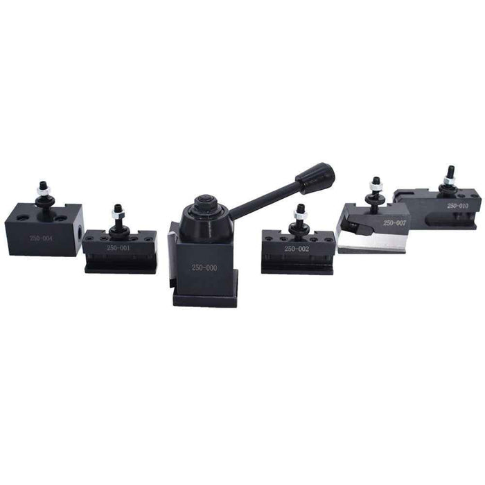 DURAFORCE 6 Pack OXA 250-000 Wedge Type Quick Change Tool Post Holder Swing Dia 8"