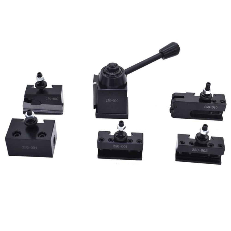 DURAFORCE 6 Pack OXA 250-000 Wedge Type Quick Change Tool Post Holder Swing Dia 8"