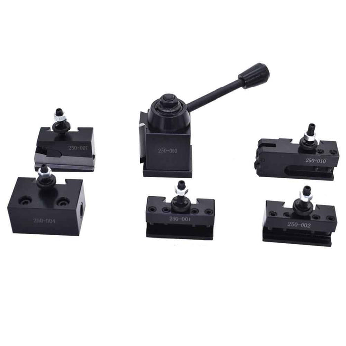DURAFORCE 6 Pack OXA 250-000 Wedge Type Quick Change Tool Post Holder Swing Dia 8"