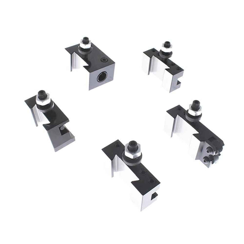 DURAFORCE 6 Pcs AXA 250-100 Piston Type Quick Change Tool Post Holder Swing Dia 12" New