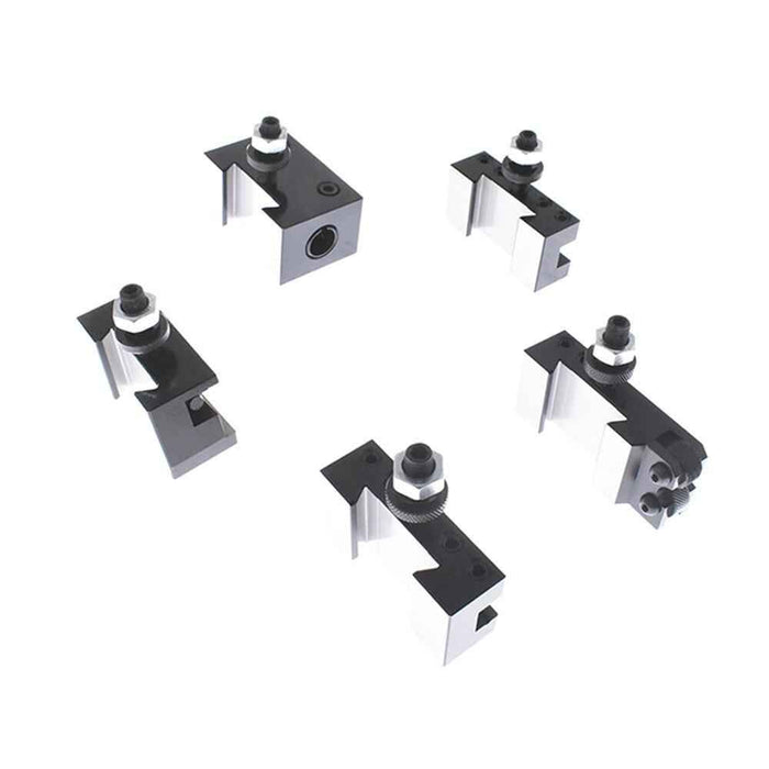 DURAFORCE 6 Pcs AXA 250-100 Piston Type Quick Change Tool Post Holder Swing Dia 12" New