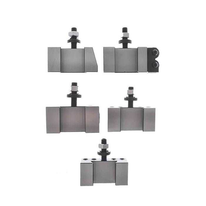DURAFORCE 6 Pcs AXA 250-100 Piston Type Quick Change Tool Post Holder Swing Dia 12" New