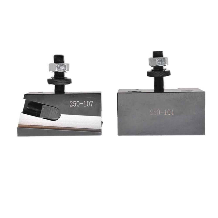 DURAFORCE 6 Pcs AXA 250-100 Piston Type Quick Change Tool Post Holder Swing Dia 12" New