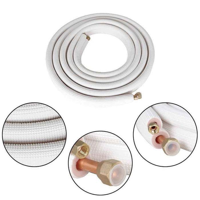 DURAFORCE Install Kit Fit 16 Feet For Mini Split Heat Pump Systems 1/4" - 1/2" Dia.