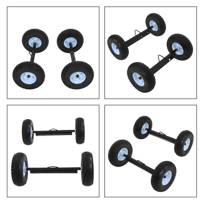 DURAFORCE Wheel Kit Fit For Honda Generator EU3000is SOLID NEVER FLAT TIRES All Terrain