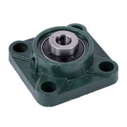 DURAFORCE New 4Pcs 1/2" Bore 4 Bolt Solid Base UCF201-8 Pillow Block Flange Bearing