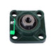 DURAFORCE New 4Pcs 1/2" Bore 4 Bolt Solid Base UCF201-8 Pillow Block Flange Bearing