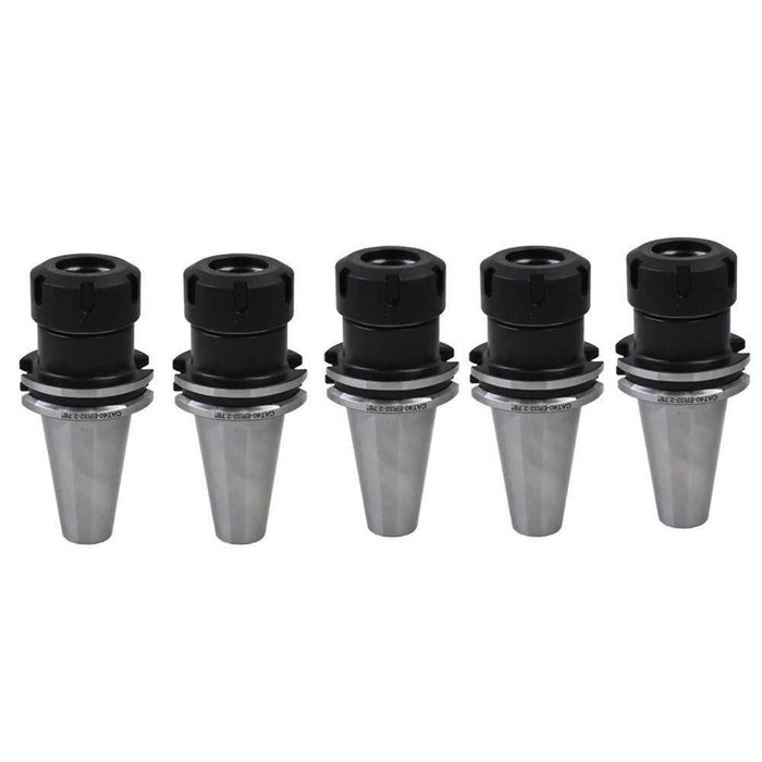 DURAFORCE 5 Pack CAT40-ER32 Collet Chucks Balanced to G2.5/25000 RPM B25-CAT40-ER32