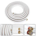 DURAFORCE 25Feet High Quality Install Kit For Mini Split Heat Pump Systems 3/8"-5/8" Dia