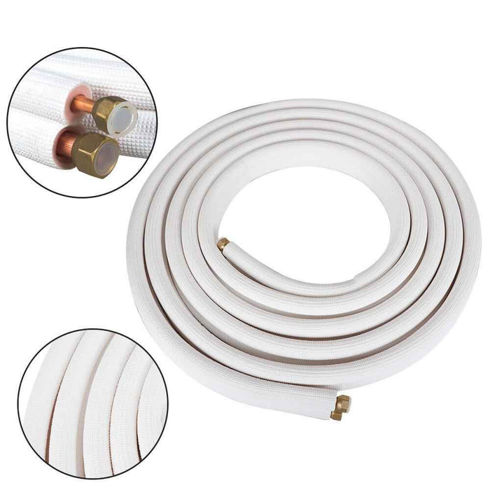 DURAFORCE 25Feet High Quality Install Kit For Mini Split Heat Pump Systems 3/8"-5/8" Dia