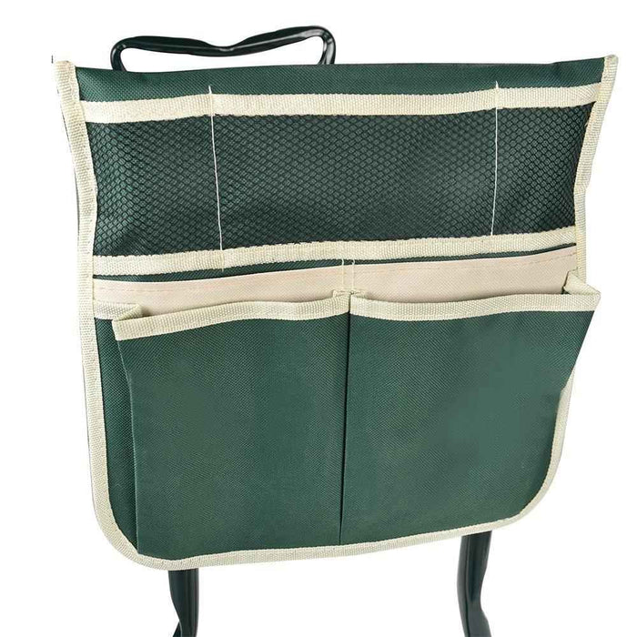 DURAFORCE Foldable Garden Kneeler Bench Stool Soft Cushion Seat Pad Kneeling Tool Pouch