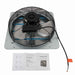 DURAFORCE 16" Wall Mounted Shutter Exhaust Fan High Speed Garage Shop Attic Without Plug