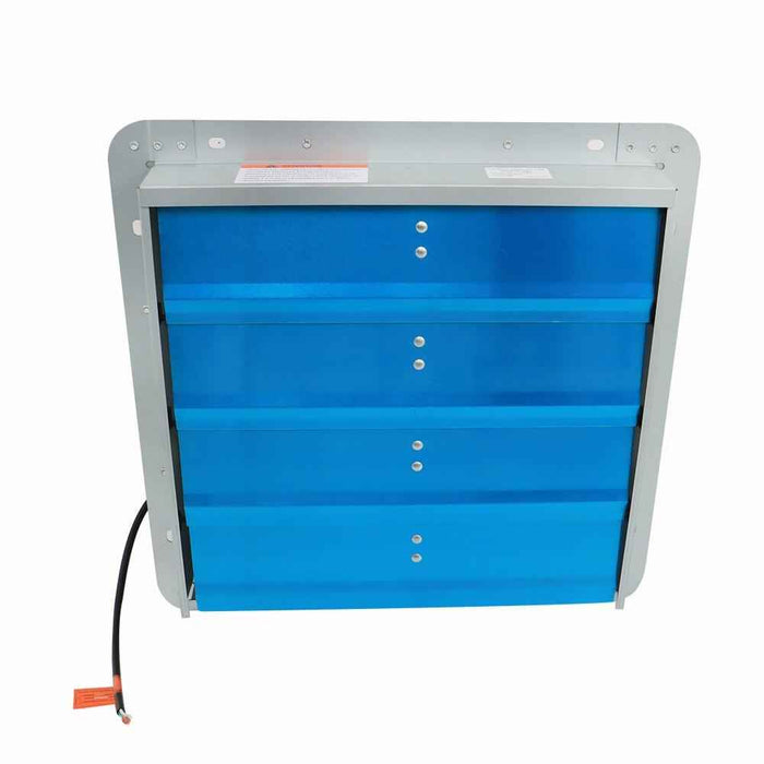 DURAFORCE 16" Wall Mounted Shutter Exhaust Fan High Speed Garage Shop Attic Without Plug