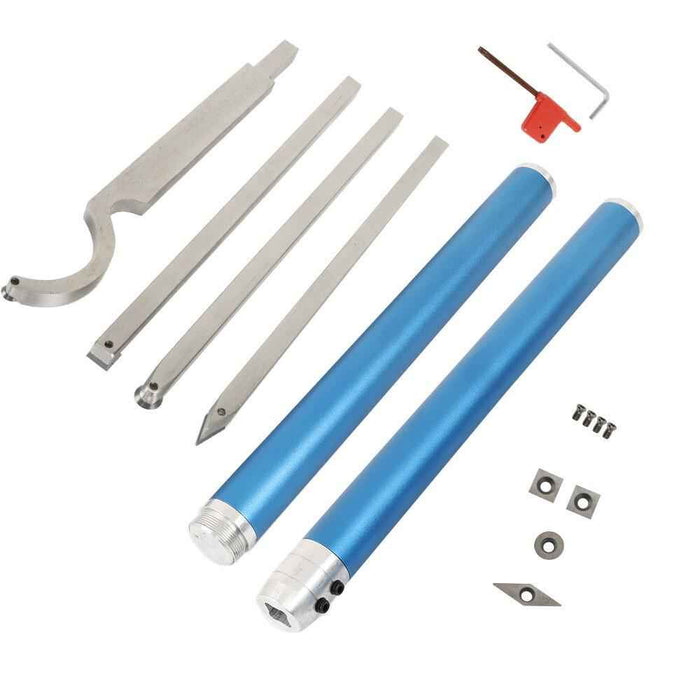 DURAFORCE Carbide Wood Turning Tool for Lathe Rougher Detailer Swan Neck Hollower