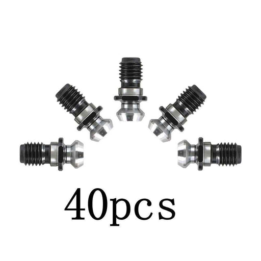 DURAFORCE 40Pack Coolant Pull Stud Retention Knob CAT40 45°0.740" for Mazak Fadal HURCO