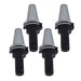 DURAFORCE 4 Chucks Tool Holder Set CAT40 ER16 Collet Chucks W. 4" Long Gage Length