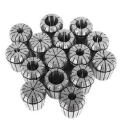 DURAFORCE 17 Pack MT3 ER-40 Set Spring Collet Chuck 1/2"-20 Thread 0.0005" With Case