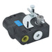 DURAFORCE 1/2”NPT FC51 Side-Port Hydraulic Adjustable Variable Flow Control Valve 0-30GPM