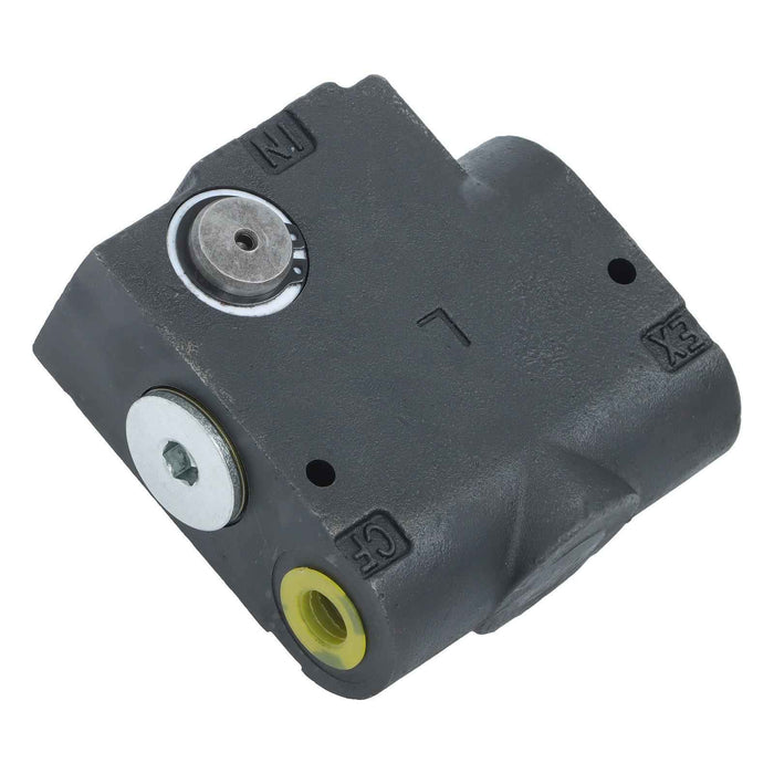 DURAFORCE 1/2”NPT FC51 Side-Port Hydraulic Adjustable Variable Flow Control Valve 0-30GPM