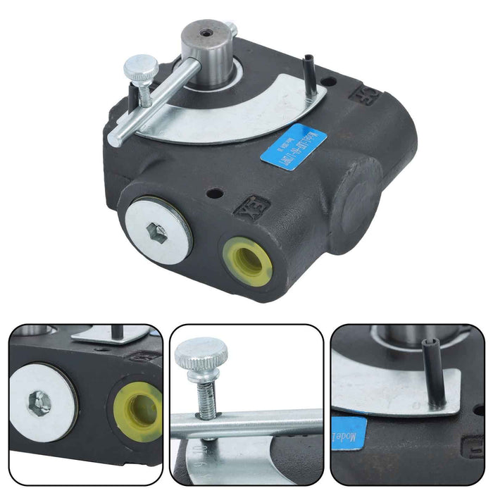 DURAFORCE 1/2”NPT FC51 Side-Port Hydraulic Adjustable Variable Flow Control Valve 0-30GPM