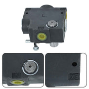 DURAFORCE 1/2”NPT FC51 Side-Port Hydraulic Adjustable Variable Flow Control Valve 0-30GPM