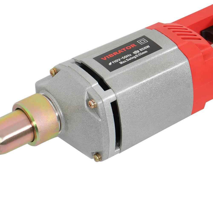 DURAFORCE 110V Power Concrete Vibrator Concrete Vibrabrater 1300W with 5 FT Copper Shaft