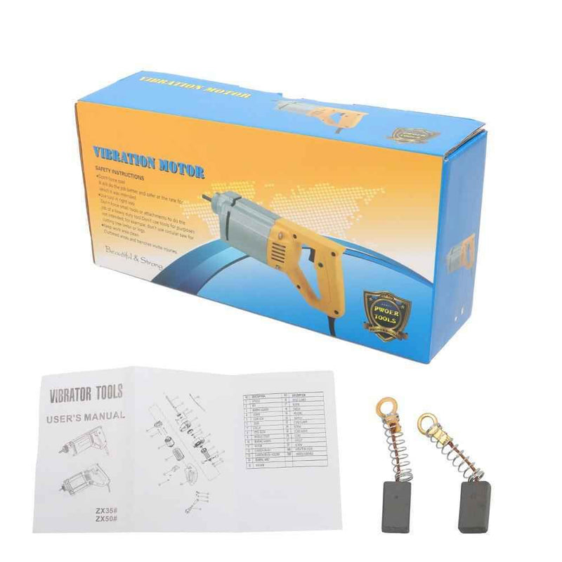 DURAFORCE 110V Power Concrete Vibrator Concrete Vibrabrater 1300W with 5 FT Copper Shaft