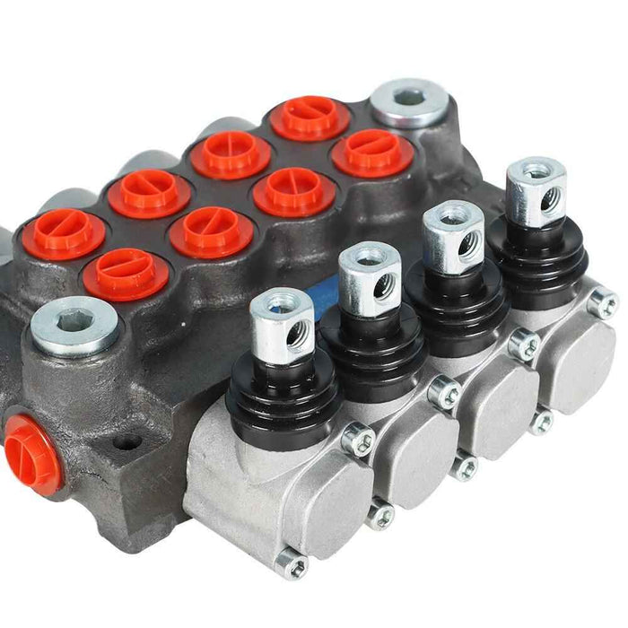 DURAFORCE Hydraulic Directional Control Valve 11gpm BSPP Cylinder 4 Spool