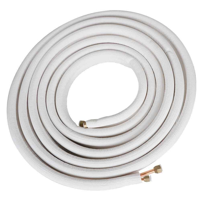 DURAFORCE White 1/4In-3/8In Dia. 25 FT Install Kit For Mini Split Heat Pump Systems