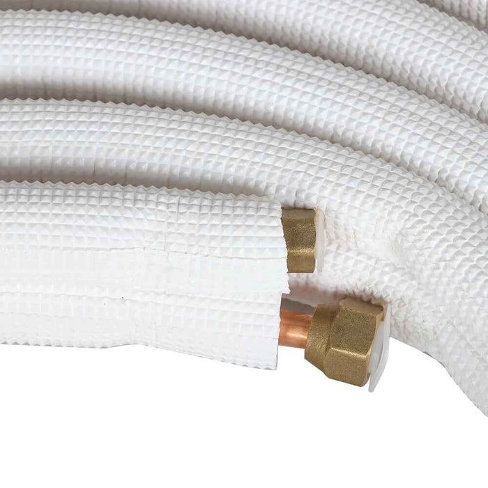 DURAFORCE White 1/4In-3/8In Dia. 25 FT Install Kit For Mini Split Heat Pump Systems