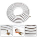 DURAFORCE White 1/4In-3/8In Dia. 25 FT Install Kit For Mini Split Heat Pump Systems