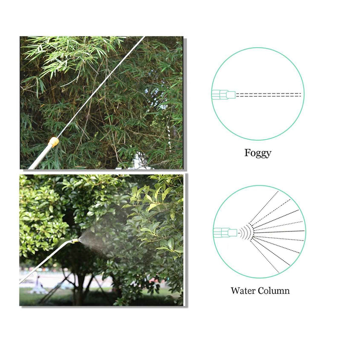 DURAFORCE Stainless Steel Sprayer 3.5Gal 14L 20" Wand & 3FT With Nozzles for Pest Control