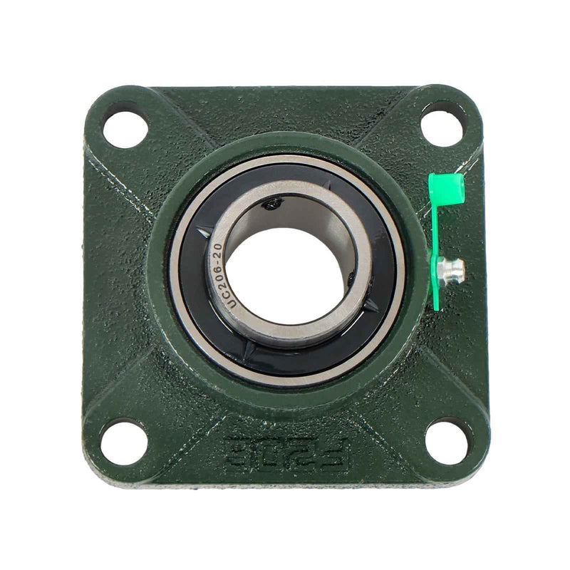 DURAFORCE New 4Pcs 1-1/4" Bore 4 Bolt Solid Base UCF206-20 Pillow Block Flange Bearing