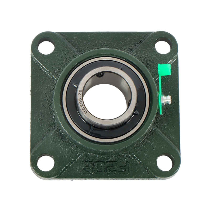 DURAFORCE New 4Pcs 1-1/4" Bore 4 Bolt Solid Base UCF206-20 Pillow Block Flange Bearing