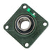 DURAFORCE New 4Pcs 1-1/4" Bore 4 Bolt Solid Base UCF206-20 Pillow Block Flange Bearing