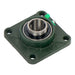 DURAFORCE New 4Pcs 1-1/4" Bore 4 Bolt Solid Base UCF206-20 Pillow Block Flange Bearing