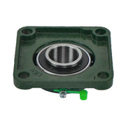 DURAFORCE New 4Pcs 1-1/4" Bore 4 Bolt Solid Base UCF206-20 Pillow Block Flange Bearing