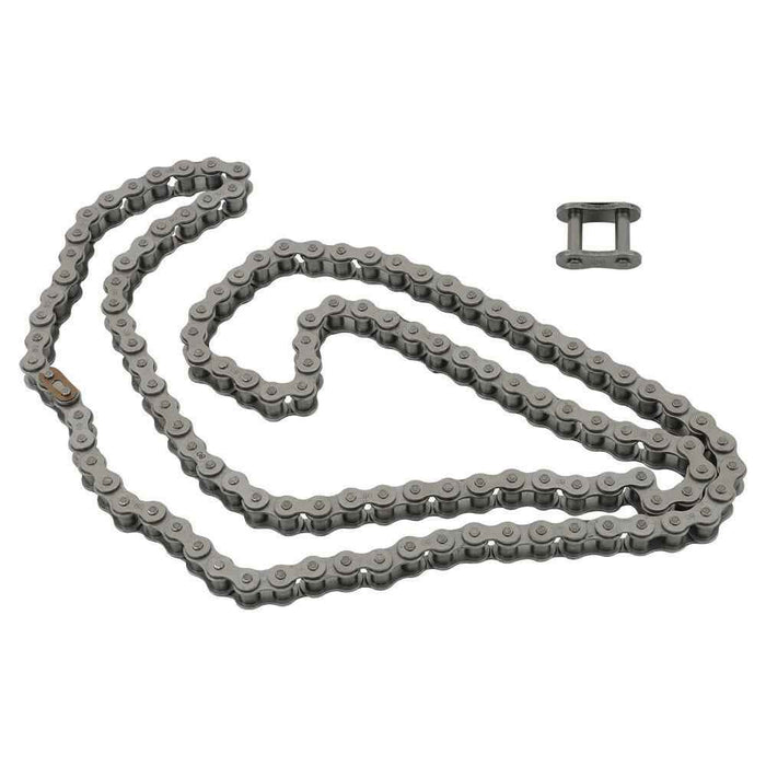 #80 Carbon steel Roller Chain × 10 Feet With 1 Connector 2 PCS