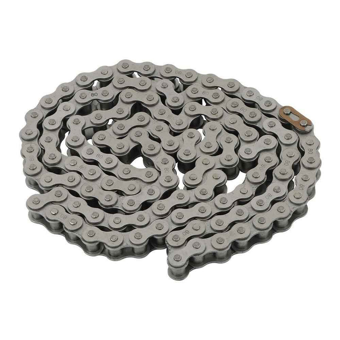 #80 Carbon steel Roller Chain × 10 Feet With 1 Connector 2 PCS