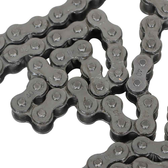 5 Pack # 40 Roller Chain 10 Feet With 10 Connecting Links Carbon Steel
