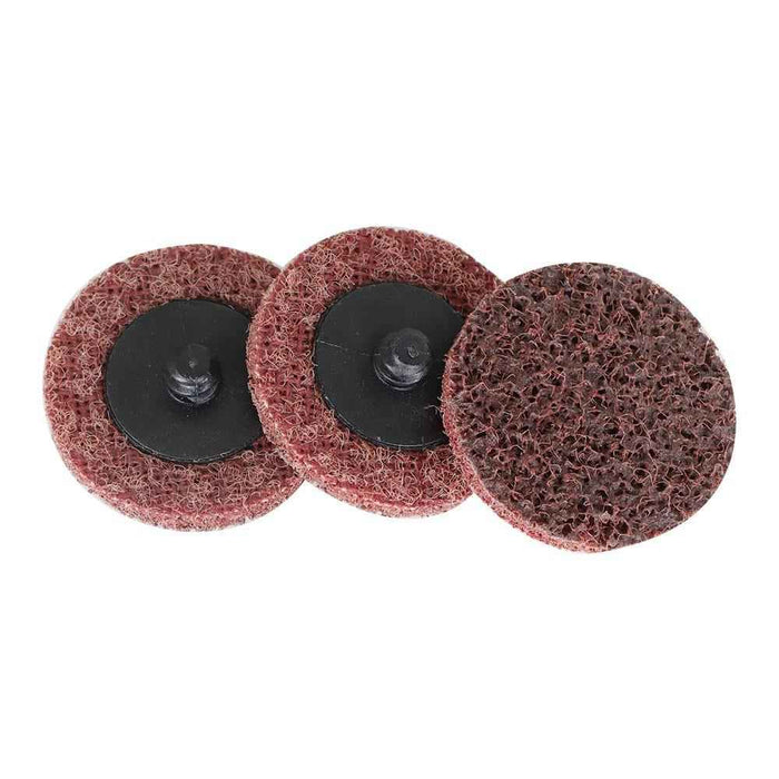 DURAFORCE 50 Pack 2" Medium Surface Conditioning Discs Roll Lock Grinder Sanding Pads