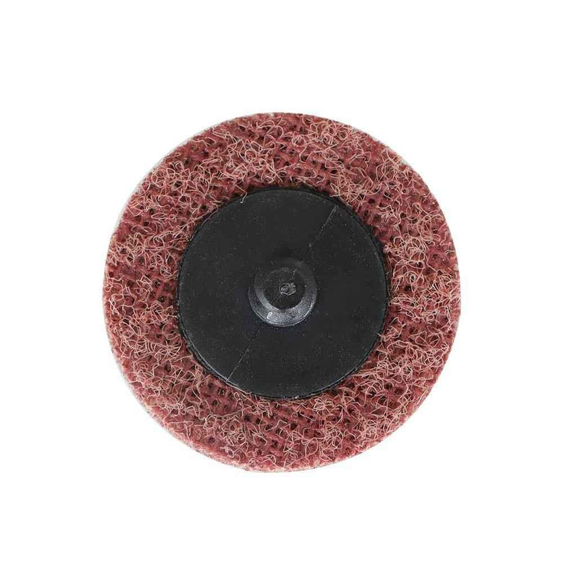 DURAFORCE 50 Pack 2" Medium Surface Conditioning Discs Roll Lock Grinder Sanding Pads