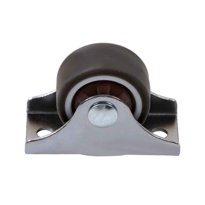 DURAFORCE 8 Pack Mini Silent Fixed Caster Wheels 1 inch Ball Bearing Small Casters Wheels