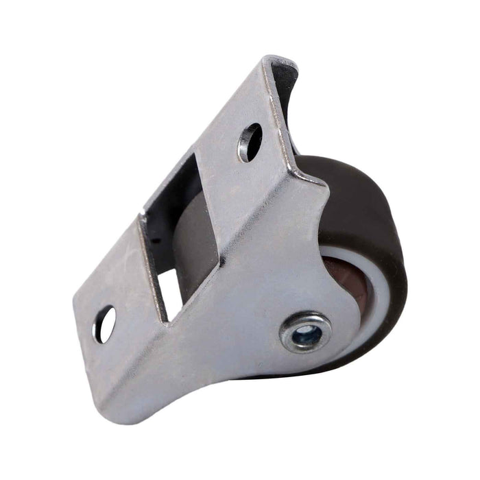 DURAFORCE 8 Pack Mini Silent Fixed Caster Wheels 1 inch Ball Bearing Small Casters Wheels