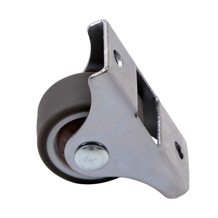 DURAFORCE 8 Pack Mini Silent Fixed Caster Wheels 1 inch Ball Bearing Small Casters Wheels