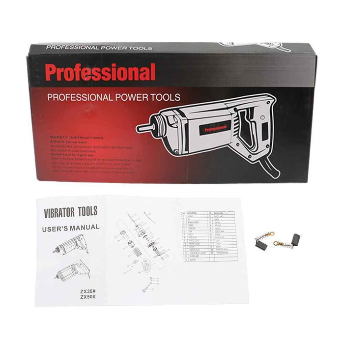 DURAFORCE 1500W Vibrations per Minute 13000 Hand Held Concrete Vibrator Electric Vibrator